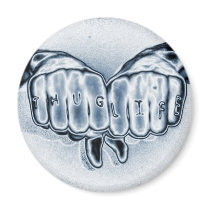 METTALIC THUG LIFE REFRIGERATOR MAGNETS