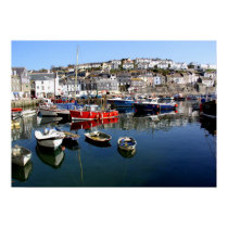 Mevagissey harbour posters by ANGELHELEN Mevagissey harbour posters