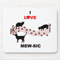 Mew-sic mousepads