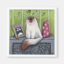 Mewsical Meowstro Magnet