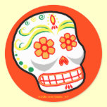 Mexi Skull sticker stickers