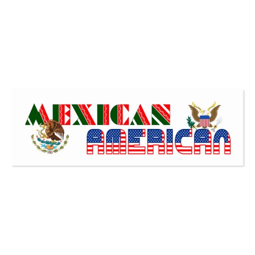 Mexican American Eagles Business Card Templates (front side)