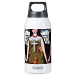 Mexican Angels by Heather Galler Thermos Water Bottle