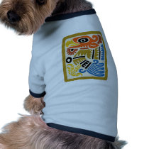 Mexican Aztec Eagle Pet T Shirt