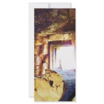 Mexican Barn Logs Art Photo Custom Rack Cards