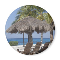 Mexican Beach Paradise Fridge Magnets