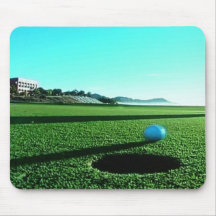Mexican Beach Resort golf mousepad