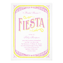 Mexican Bridal Shower Invitations