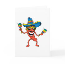 Mexican Chili Pepper Greeting Cards