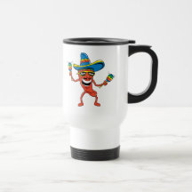 Mexican Chili Pepper Mugs
