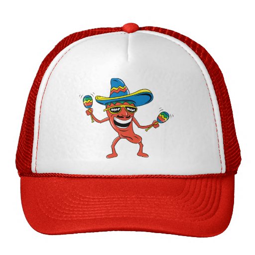 Mexican Chili Pepper Trucker Hat Zazzle
