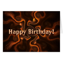 Mexican Chocolate Birthday Greeting Card