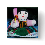 Mexican cloth doll buttons