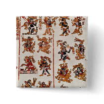 Mexican codex pinback button