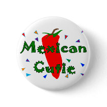 Mexican Cutie Red Chilli Pepper T-Shirts & Gifts buttons by gailg1957 Mexican Cutie Red Chilli Pepper T-Shirts & Gifts buttons