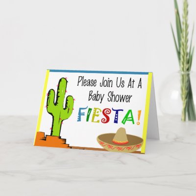 Cheap Baby Shower Invitations on Mexican Fiesta Baby Shower Invitations Greeting Cards From Zazzle Com