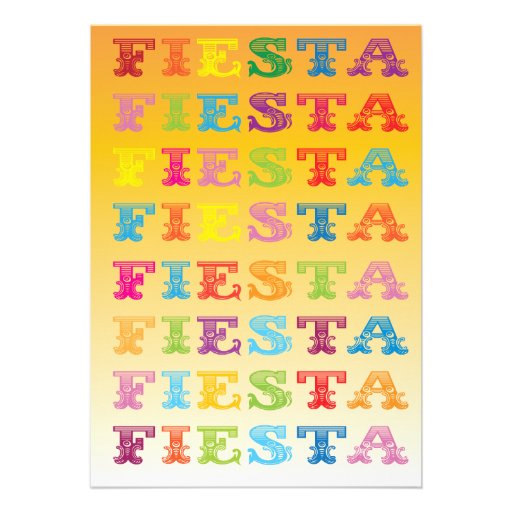 Mexican Fiesta Bachelorette Party Invitation