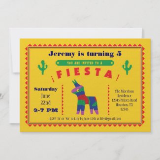 Surprise Birthday Party Invitation Wording on Mexican Fiesta Birthday Party Invitation By Marlenedesigner