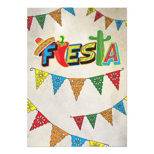 Mexican Fiesta Couples Baby Shower Invitation