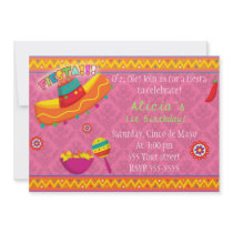 Mexican Fiesta Invitation Birthday Baby Shower