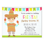 Mexican Fiesta Kids Birthday Party Invitations