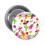 Mexican Fiesta Party Sombrero Saguaro Lime Peppers Pins