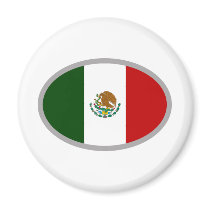 Mexican Flag! Cool Design! Magnets