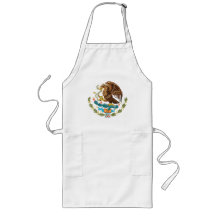 MEXICAN FLAG - MEXICO STYLE - COAT OF ARMS APRON