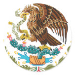 MEXICAN FLAG - MEXICO STYLE - COAT OF ARMS