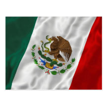 Mexican Flag Post card