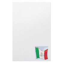 Mexican Flag Custom Stationery