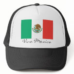 mexican flag, Viva Mexico Trucker Hats