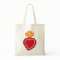 Mexican Folk Art Sacred Heart bags