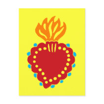 Mexican Folk Art Sacred Heart postcards