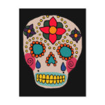 Mexican Folk Art Sugar Skull Post Cards