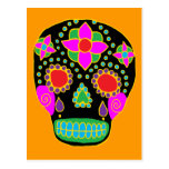 Mexican Folk Art Sugar Skull Postcards
