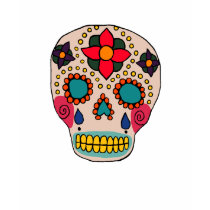 Mexican Folk Art Sugar Skull t-shirts