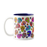 Mexican Folk Art Sugar Skulls mugs