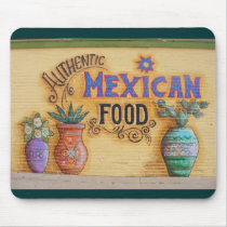 Mexican Food Mural mousepads