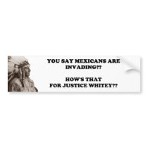 Mexican Invasion Bumper Sticker