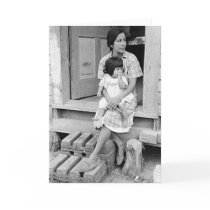 Mexican mother and child Mother's Day Cards
