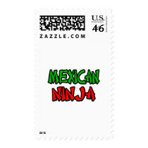 Mexican Ninja Postage Stamps