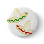 Mexican Party Icons Pins