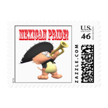 Mexican Pride Postage Stamps