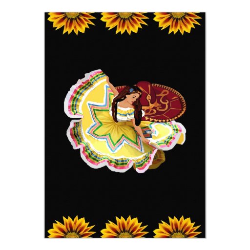 Mexican Themed Quinceanera Invitations | mexican quinceanera themed invitations 5 quot x 7 quot invitation Mexican Themed Quinceanera Invitations | mexican quinceanera themed invitations 5 quot x 7 quot invitation