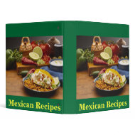Mexican Recipes binder