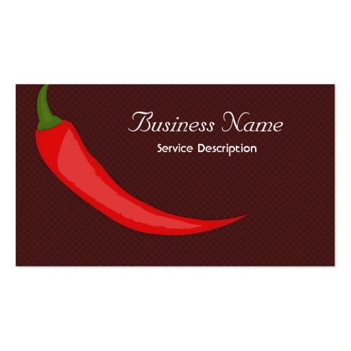Mexican Restaurant Business Card (back side)