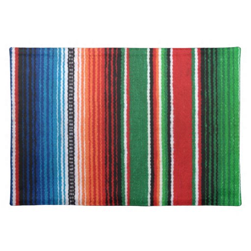 Mexican Sarape placemats Zazzle