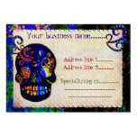 Mexican Skull 3D Festive Customs Tattoo Business Cards