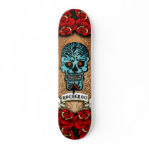 Mexican Skull Deck - By Rockero77 Skateboard Deck